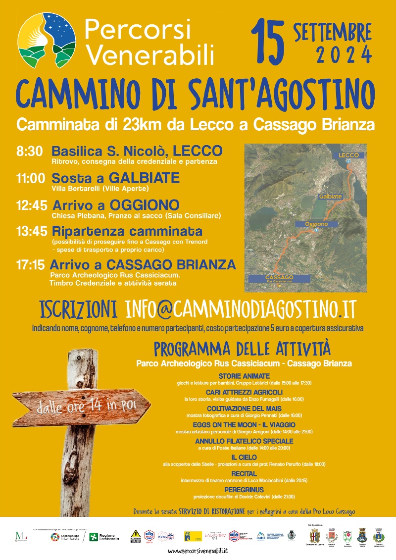 Il programma delle manifestazioni a Cassago